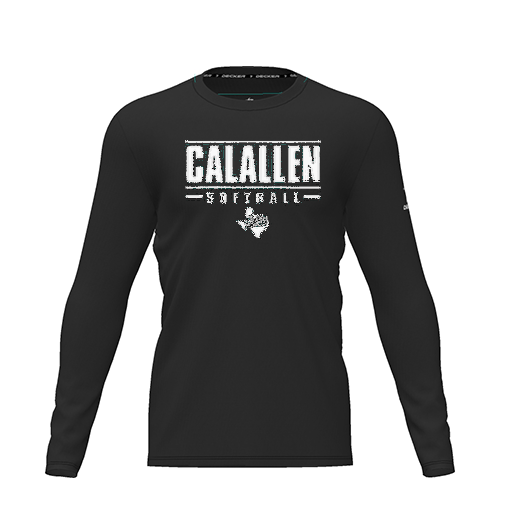 [CUS-DRIF-TEES-PER-CNK-LSL-BLK-YXS-LOGO3] Dri Fit Performance T-Shirt (Youth XS, Black, Logo 3, Long Sleeve)