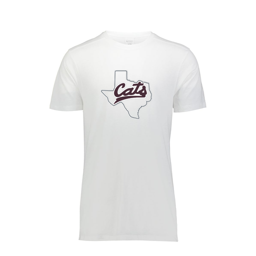 [FTSCUBWH-AS-LOGO2] Decker Men's Tri-Blend T-Shirt - Short Sleeve (Adult S, White, Logo 2)