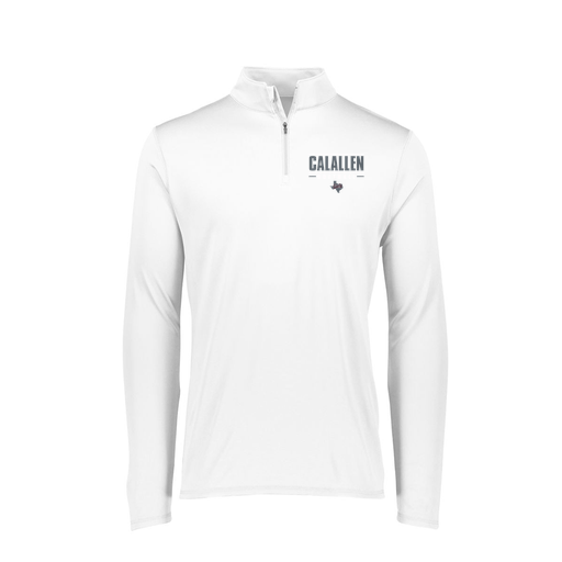 [2785.005.S-LOGO3] Men's Flex-lite 1/4 Zip Shirt (Adult S, White, Logo 3)