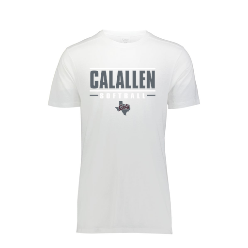 [FTSCUBWH-YS-LOGO3] Decker Youth Tri-Blend T-Shirt - Short Sleeve (Youth S, White, Logo 3)