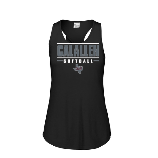 [3078.K94.S-LOGO3] Ladies Tri Blend Tank Top (Female Adult S, Black, Logo 3)