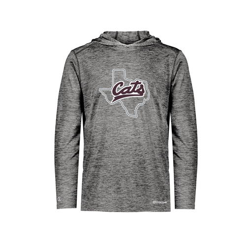 [FOLHCGBK-AS-LOGO2] Decker Men's Charge Hoodie (Adult S, Black, Logo 2)