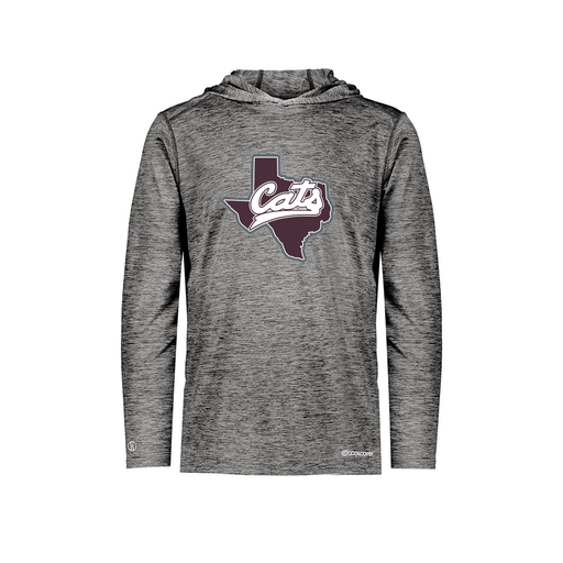 [FOLHCGBK-YS-LOGO1] Decker Youth Charge Hoodie (Youth S, Black, Logo 1)