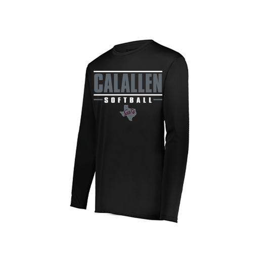 [222822.080.XS-LOGO3] Men's LS Smooth Sport Shirt (Adult XS, Black, Logo 3)