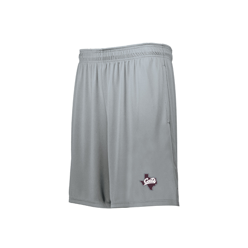 [229511.099.XS-LOGO1] Decker Men's Swift Short (Adult XS, Silver, Logo 1)