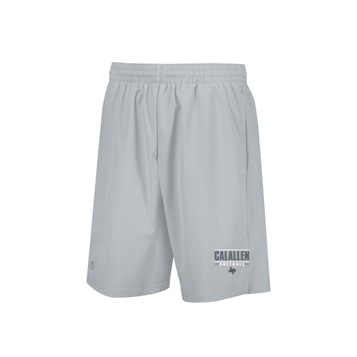 [229556.099.XS-LOGO3] Men's Weld Short (Adult XS, Silver, Logo 3)