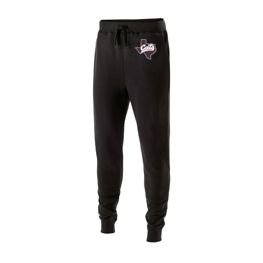 [229648.080.S-LOGO1] Youth 60/40 Fleece Jogger (Youth S, Black, Logo 1)