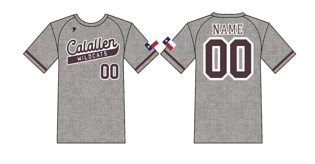 Calallen High School - Charcoal Men's Jersey