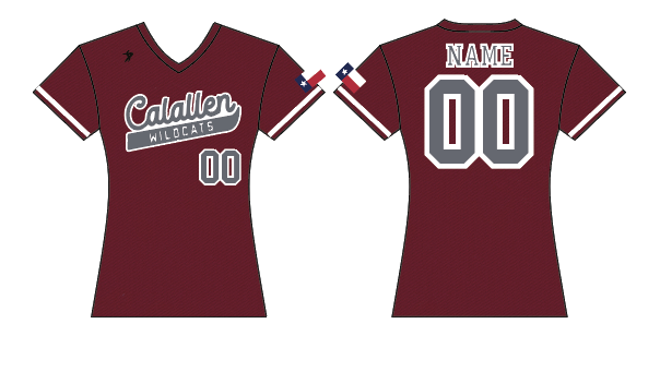 Calallen High School - Female Maroon Jersey