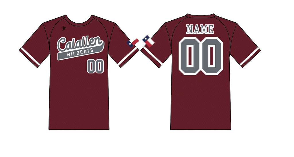 Calallen High School - Maroon Men's Jersey25