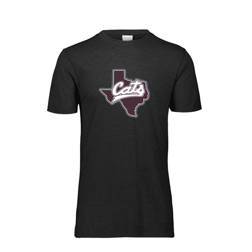 [FTSCUBBK-AS-LOGO1] Decker Men's Tri-Blend T-Shirt - Short Sleeve (Adult S, Black, Logo 1)