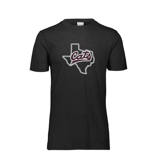 [FTSCUBBK-YS-LOGO2] Decker Youth Tri-Blend T-Shirt - Short Sleeve (Youth S, Black, Logo 2)