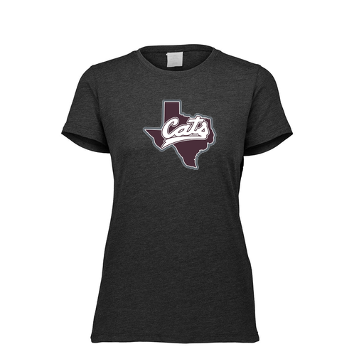 [FTSCUBBK-FAXS-LOGO1] Decker Women's Tri-Blend T-Shirt - Short Sleeve (Female Adult XS, Black, Logo 1)