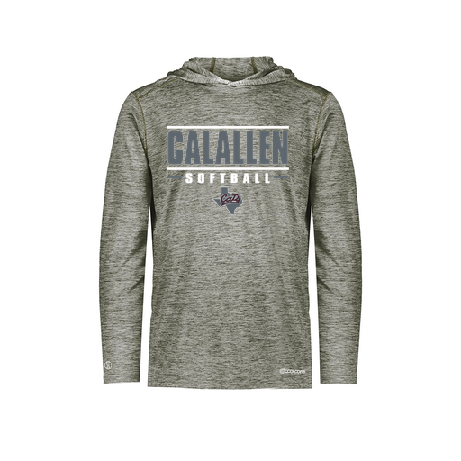 [FOLHCGGY-YS-LOGO3] Decker Youth Charge Hoodie (Youth S, Gray, Logo 3)