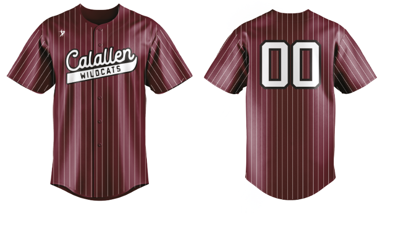 Calallen HS Softball - Pinstripe Full Button Jersey
